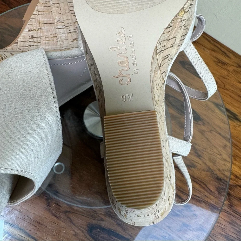 Charles By Charles David Lambert Sandals in Nude
